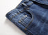 Straight Pants Men's Ripped Jeans Fashionable Mid Waist Denim Jeans